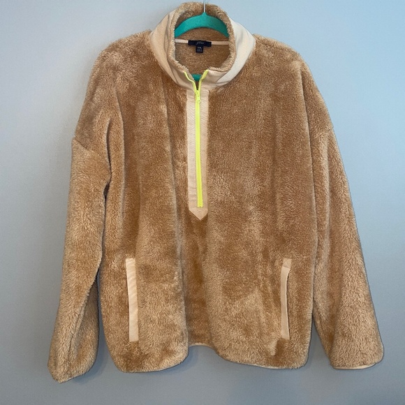 EUC J. Crew Super Soft 3/4 Zip Pullover Size XXL - Picture 2 of 8